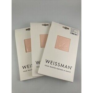 Weissman Dance Convertible Tights W900C Ballet Pink SC - Small Child (Lot of 3)